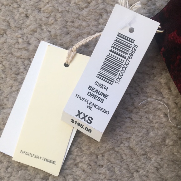 BNWOT Aritzia Wilfred Beaune Dress XXS - Picture 3 of 4